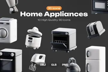 Home Appliances 3D Icon Pack