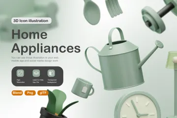 Home Appliances Vol 2 3D Icon Pack