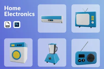 Home Electronics 3D Illustration Pack