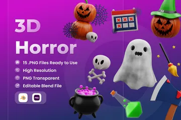 Horror 3D Icon Pack