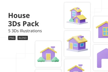 House 3D Icon Pack