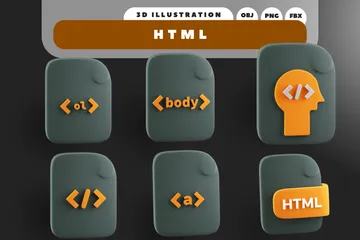 HTML Paquete de Icon 3D