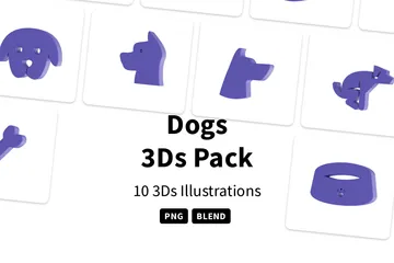 Hunde 3D Icon Pack