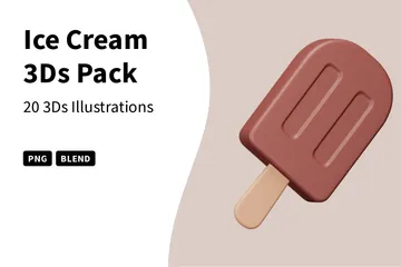 Ice Cream 3D Icon Pack