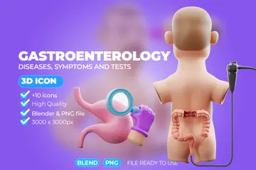 Icono Gastroenterology 3D Icon Pack