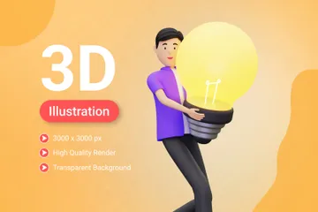 Idea 3D Illustration Pack