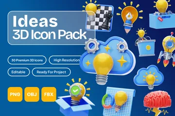 Ideas 3D Icon Pack