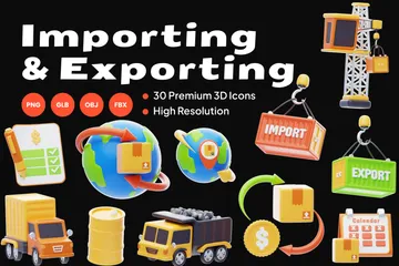 Importing & Exporting 3D Icon Pack
