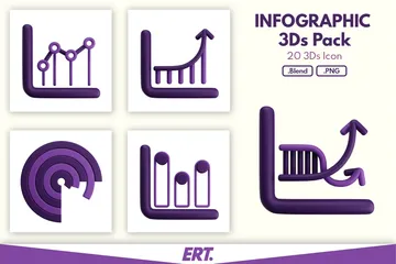 INFOGRAPHIC 3D Icon Pack