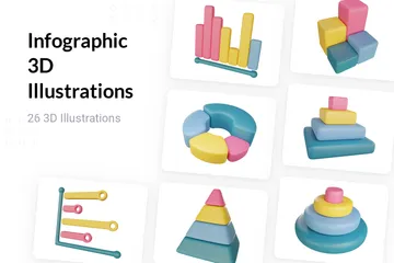 Infographie Pack 3D Illustration
