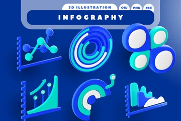 Infographie Pack 3D Icon