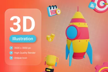 Comece Pacote de Illustration 3D