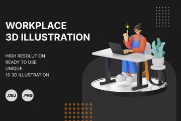 Inspiração Pacote de Illustration 3D