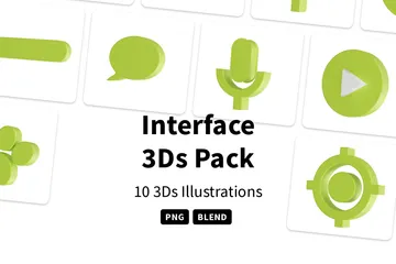 インターフェース 3D Iconパック