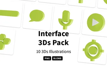 Interface 3D Icon Pack