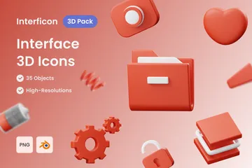 Interface 3D Illustration Pack