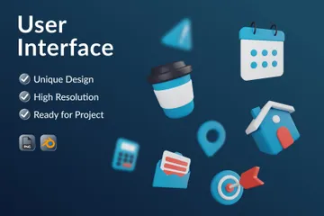 Interface utilisateur Pack 3D Illustration