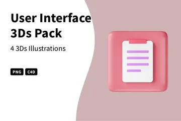 Interface utilisateur Pack 3D Icon