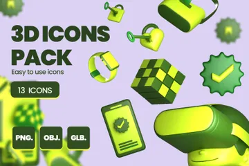 Interface utilisateur Pack 3D Icon