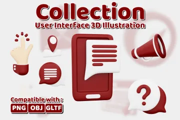 Interface utilisateur Pack 3D Icon