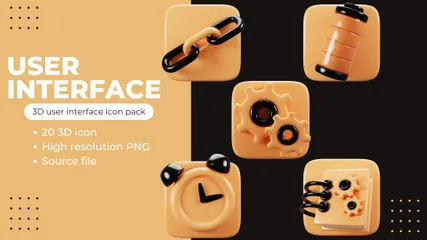 Interface utilisateur Pack 3D Icon