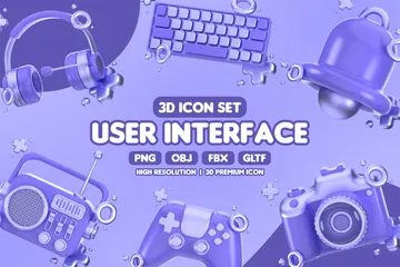 Interface utilisateur Pack 3D Icon