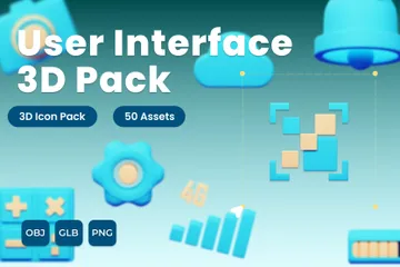 Interface utilisateur Pack 3D Icon