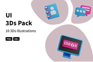 Interface utilisateur Pack 3D Icon