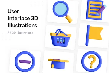 Interface utilisateur Pack 3D Illustration