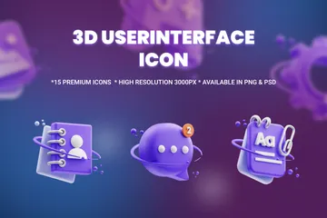 Interfaz de usuario Paquete de Illustration 3D