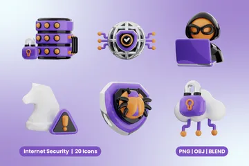 Internet Security Vol. 2 3D Icon Pack