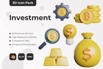 Inversión Paquete de Icon 3D