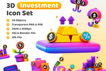 Investment 3D  Pack