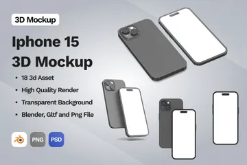 Iphone 15 Regular Paquete de Icon 3D