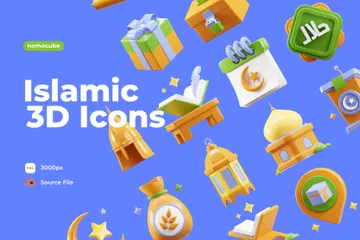 Islamic 3D Icon Pack