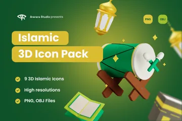 Islamic 3D Icon Pack