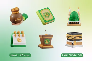 Islamic 3D Icon Pack