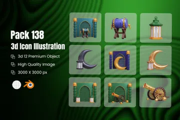 Islamic 3D Icon Pack