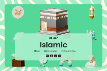 이슬람의 3D Icon 팩