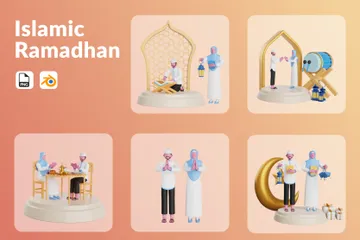 Islamic Ramadhan 3D Illustration Pack