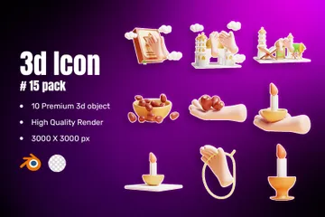 Islâmico Pacote de Icon 3D