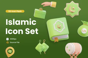 Free Islámico Paquete de Icon 3D