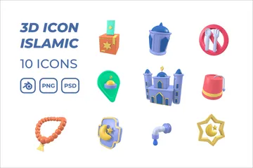 Islamique Pack 3D Illustration