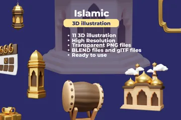 Islamique Pack 3D Icon