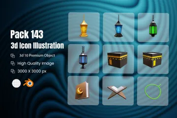 Islamique Pack 3D Icon