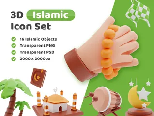 Islamique Pack 3D Illustration