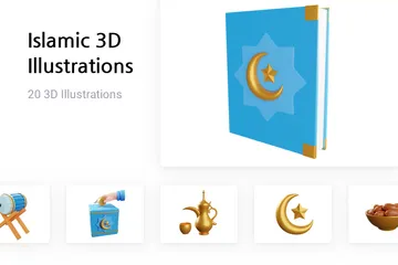 Islamisch 3D Illustration Pack
