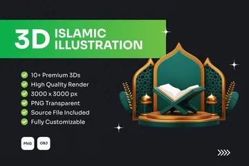 Islamisch 3D Illustration Pack