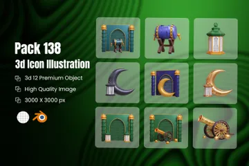 Islamisch 3D Icon Pack