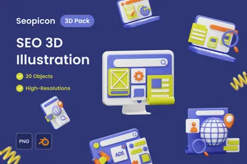 Esse Pacote de Illustration 3D